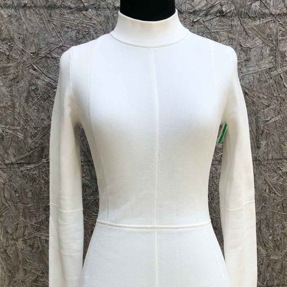Helmut Lang VISCOSE STRETCH BODYSUIT - ecru - Picture 9 of 13